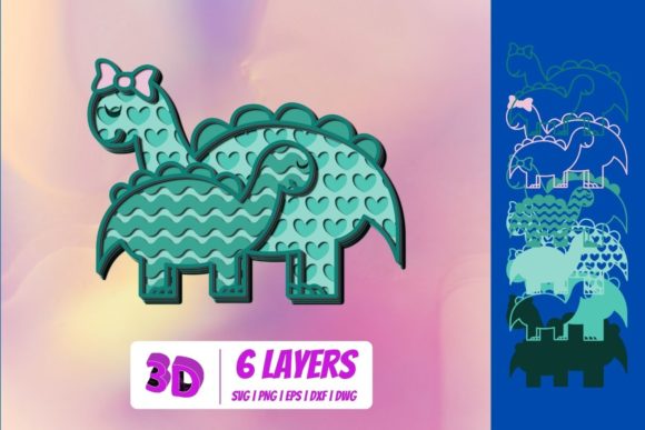 3D SVG Shapes: A Mom's Day Dino Review