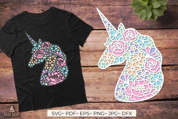 3D Unicorn SVG for Crafts & Graphics Review