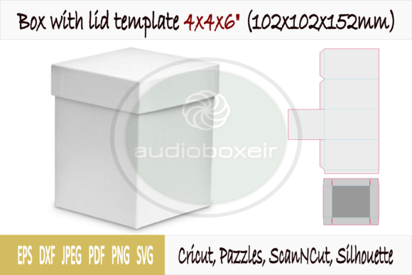 Box with Lid: A 3D SVG Shape for Packaging
