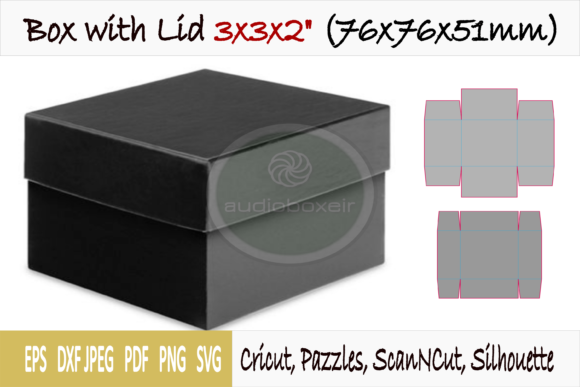 Box with Lid Template: 3D SVG Shapes Review