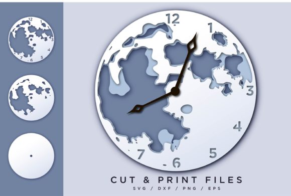 Clock SVG & Layered Moon: A Designer's Review
