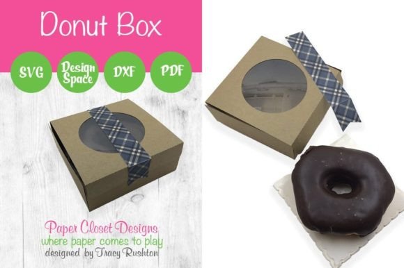 Donut Box 3d SVG: Perfect Gift Boxes for Fall