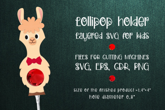 Llama Lollipop Holder: A 3D SVG Shape Review