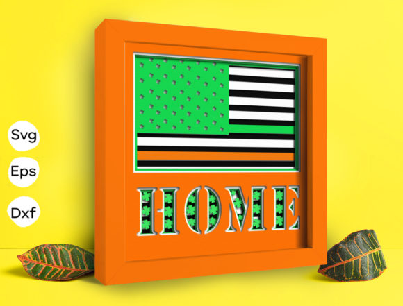 Luck Home Papercut Light Box: 3D SVG for Shadow Boxes
