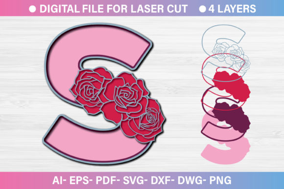Multilayer 3d Alphabet Paper Cut SVG S for Crafts & Graphics