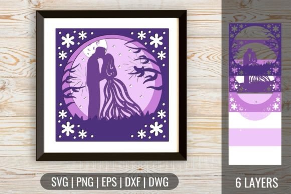 Review: 3D Wedding Shadow Box 4 SVG for Custom Projects