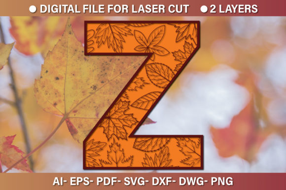 Review: Multilayer 3d Alphabet Paper Cut SVG Z for Embroidery