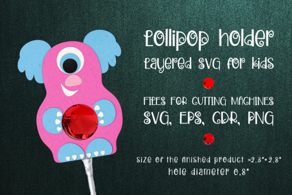 Review: One Eyed Monster Lollipop Holder SVG for Embroidery
