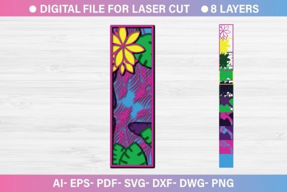 Summer Letter I Paper Cut SVG: Graphics for Crafts