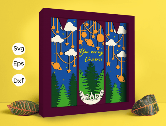 You Are My Universe: 3D SVG for Shadow Boxes